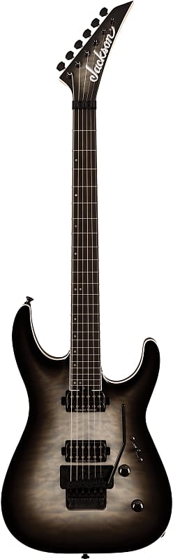 Mint Jackson Pro Plus Series Dinky DKAQ Ghost Burst Ebony Fingerboard image 1