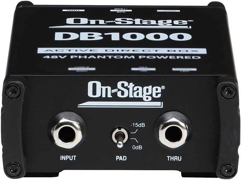 New On-Stage DB1000 Active Direct Box DI image 1