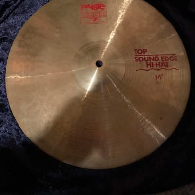 Paiste 14" 2002 Sound Edge Hi-Hat Cymbals (Pair) Traditional image 3