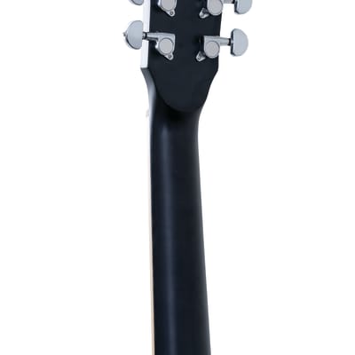 Washburn - Black Fade Deep Forest Burl Grand Auditorium Acoustic Electric! DFBACEB image 4