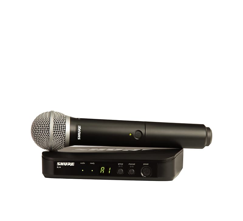 Shure BLX24/PG58 Handheld Wireless System with PG58 Capsule Band H9 image 1