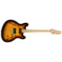 Squier Affinity Series™ Starcaster® Electric Guitar, Maple Fingerboard, 3-Color Sunburst, 0370590500