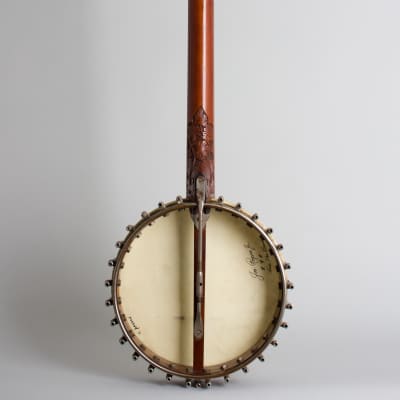 S. S. Stewart  Special Thoroughbred 5 String Banjo (1896), ser. #16771, black chipboard case. image 2