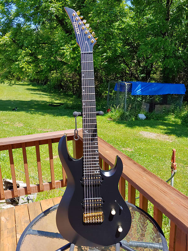 2020 Kiesel (Carvin) Aries 7 Satin Black with Reverse Pointy
