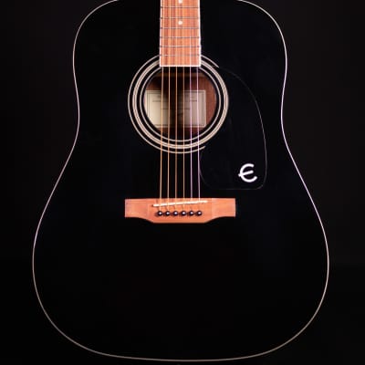 Epiphone DR-100 Acoustic Guitar, Ebony for sale