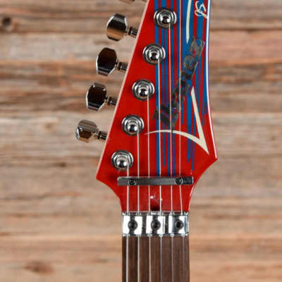 Ibanez JS20S Joe Satriani 20th Anniversary Electric Guitar Red/Blue "Silver Surfer" image 4