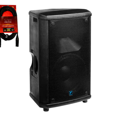 Yorkville NX55P-2 NX Series Active 12" 2000W Powered 2-Way PA Speaker W/ Mixer + Free 25FT Cable image 1