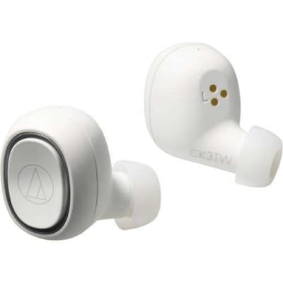Audio-Technica ATH-CK3TW Wireless In-Ear Headphones, White | Reverb