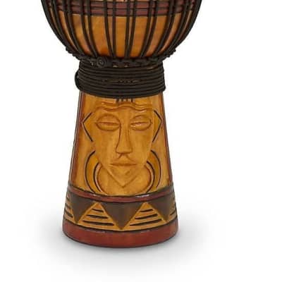 Toca TODJ-12TM Djembe Origins Serie Tribal Mask | Reverb