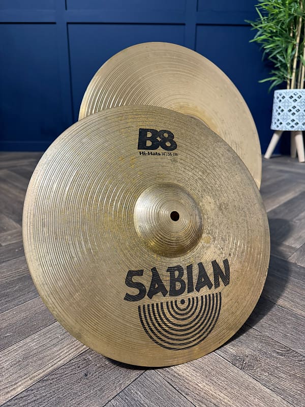 「#期間限定」のおすすめ人気ランキング (Pair) Cymbals Hat Hi 14”/36cm Hats Hi B8 Sabian #MG2 Reverb | パーカッション・打楽器