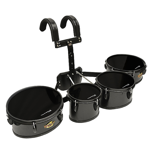 Trixon Field Series II Marching Toms Set of 4 Black Black Reverb UK