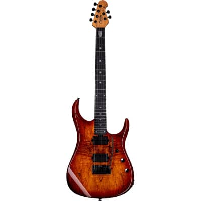 STERLING BY MUSIC MAN - JP150DSM-BOB - Guitare électrique 6 cordes P15 DiMarzio Blood Orange Burst for sale