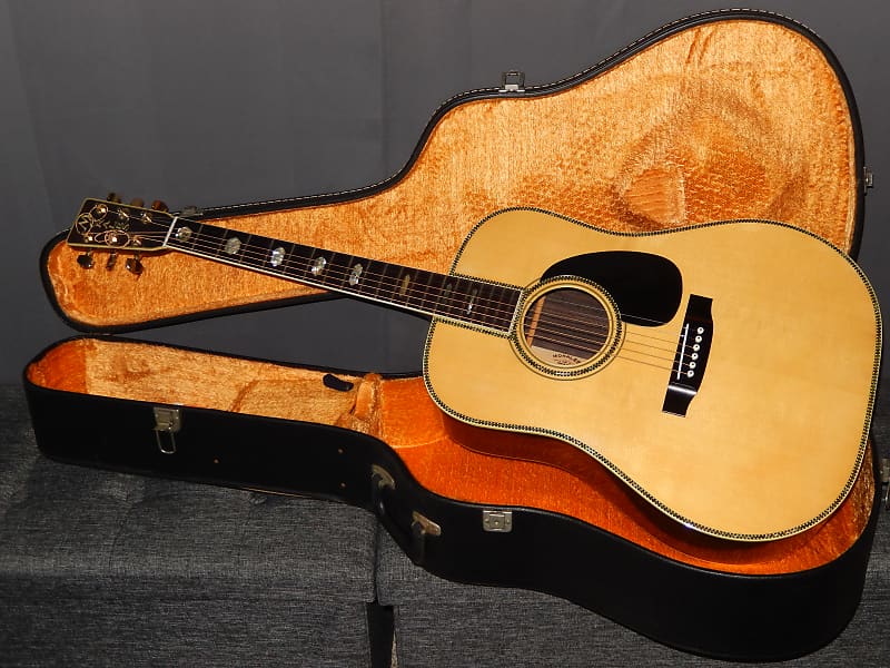 MADE IN JAPAN 1979 - MORALES M500 - VERY UNIQUE - MARTIN D45 STYLE -  ACOUSTIC GUITAR