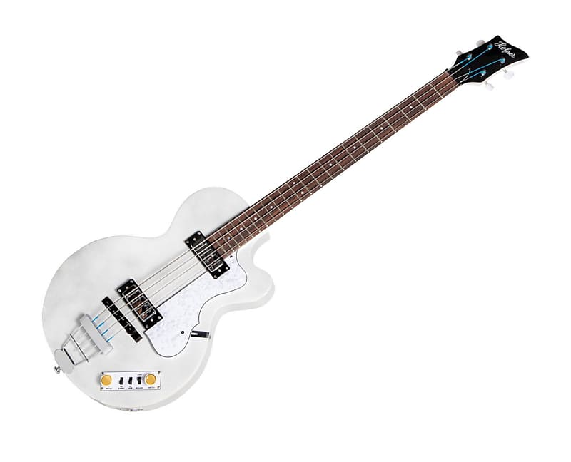 Hofner Pro Edition Club Bass Guitar - Pearl White image 1