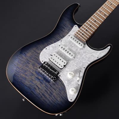 Suhr Guitars Core Line Series Standard Plus (Faded Trans Whale Blue Burst/Roasted Maple) #71503 image 3