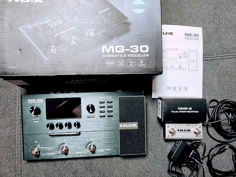 NuX MG-30 Modeling Guitar Processor 2020 Black | Reverb Canada