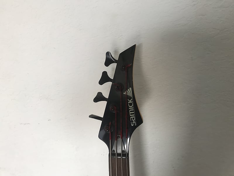 Samick Bass 4 String Black | Reverb