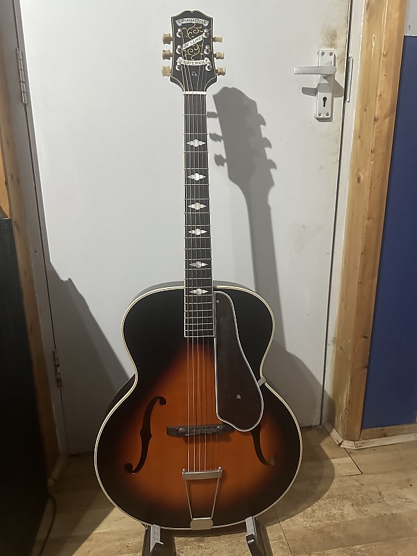 Epiphone Masterbilt Century Collection De Luxe Classic Archtop  Acoustic/Electric Guitar 2010s - Vintage Sunburst