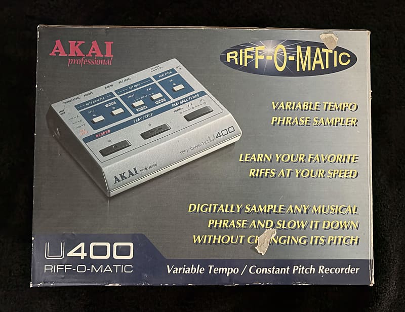 ギター AKAI Professional U-400 RIFF-O-MATIC Akai U400 Riff-O-Matic Variable Tempo Phrase Sampler 90's