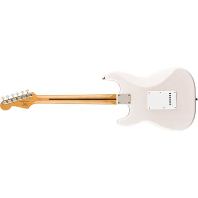Squier by Fender Classic Vibe '50s Stratocaster Guitar, Maple, White Blonde image 4
