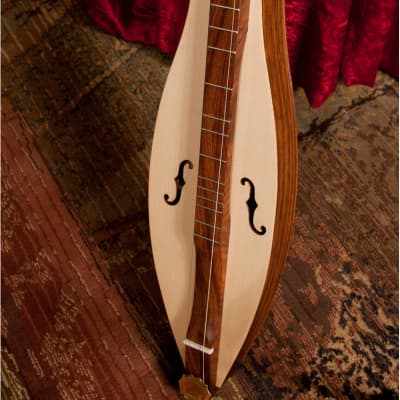 Roosebeck DMCRT4 Mountain Dulcimer 4String Cutaway Upper Bout F-Holes Scrolled Pegbox w/Pick & Toner image 7