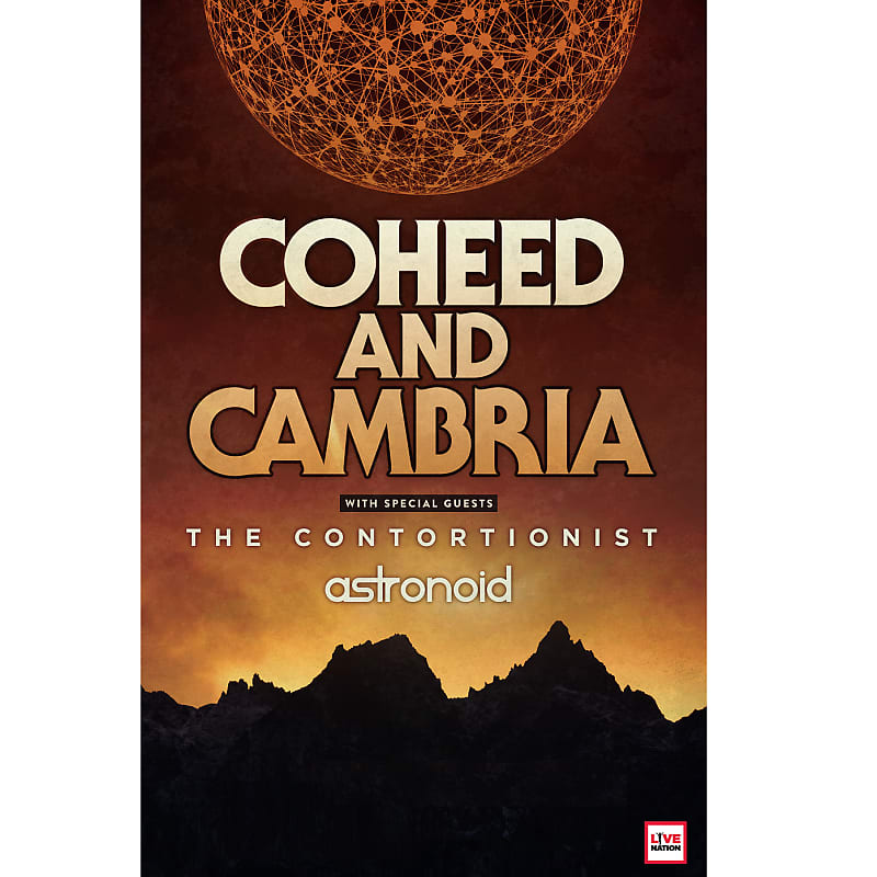 coheed and cambria tour merch 2019