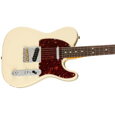 Fender American Professional II Telecaster Electric Guitar (Olympic White, Rosewood Fretboard) image 7