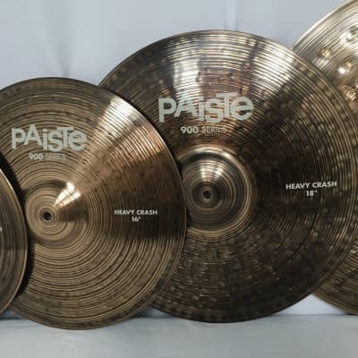 Paiste 900 Series 5 Piece Heavy Cymbal Set/New with Warranty/Model-190HXTE image 5