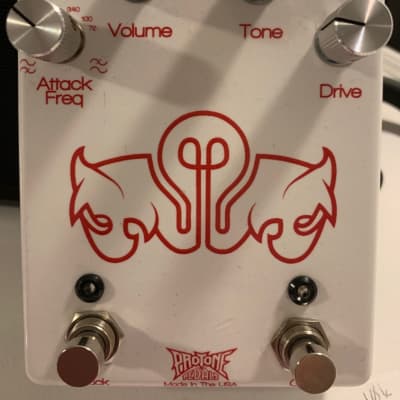 Pro Tone Pedals Misha Mansoor Variable Attack Overdrive Pedal 2000s - White image 1
