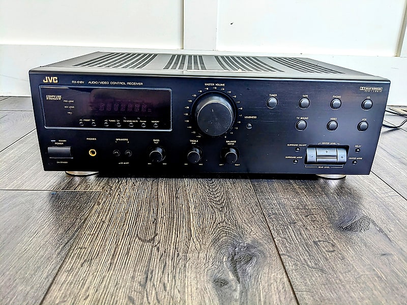 JVC RX-618V Audio/Video Amplifier Control Receiver Dolby | Reverb