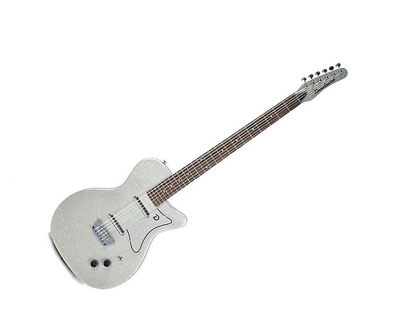 Danelectro '56 Baritone Guitar - Silver Metal Flake image 1