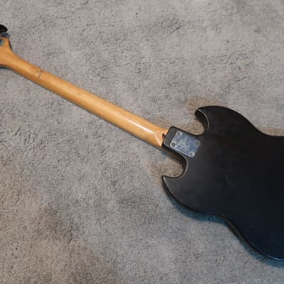 Epiphone SG Bass Neck Slapped On Crude Ugly Homemade Caveman Thor Bass Thingy Project Prop Smash Me image 6