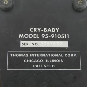 1970s Thomas Organ Crybaby Wah Clean image 4