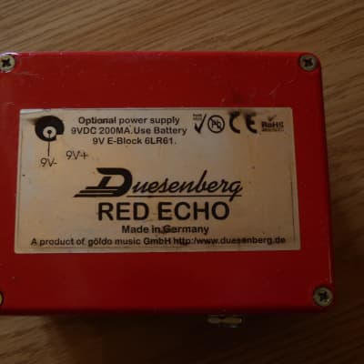 Duesenberg Red Echo 1st Version -  Analog Delay image 12