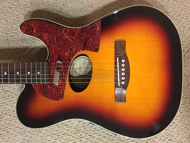 RARE Fender Telecoustic Deluxe Telecaster Acoustic/Electric