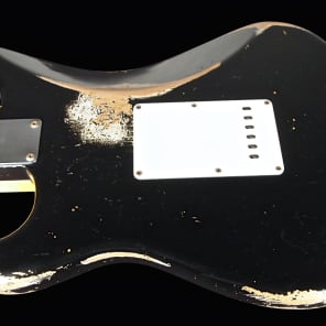 2013 Fender Stratocaster 1956 Custom Shop Relic 56 Strat Black image 4