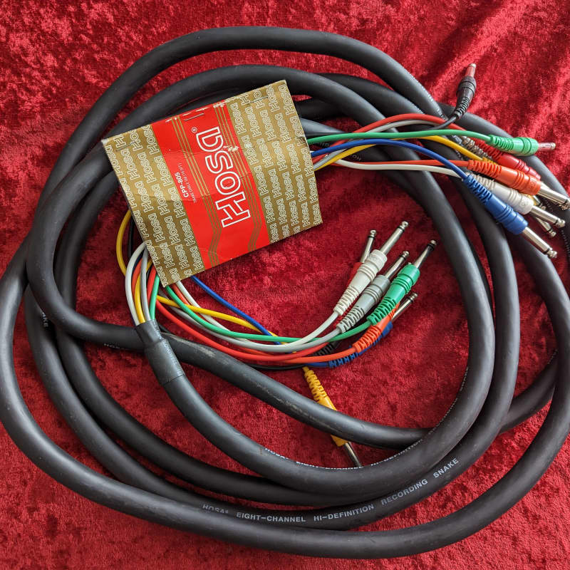 Live Wire Professional 8-Channel Hi-Definition Recording Snake 9' Long  18199