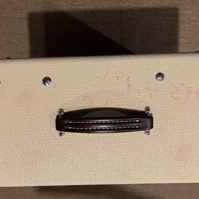 Vulture Amplification Sympathetic Guitar Cabinet 2000 ish - Cream Tolex image 4
