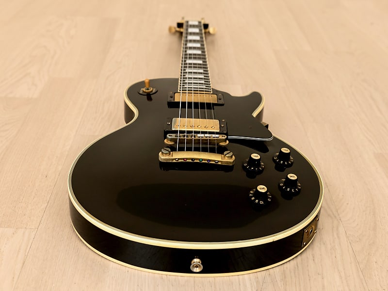 1979 Yamaha LP-800C Lord Player Custom Black Beauty Vintage Guitar Ebony  Japan, Matsumoku