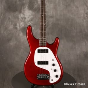 Guild SB-202 Bass  1982 Candy Apple Red image 2