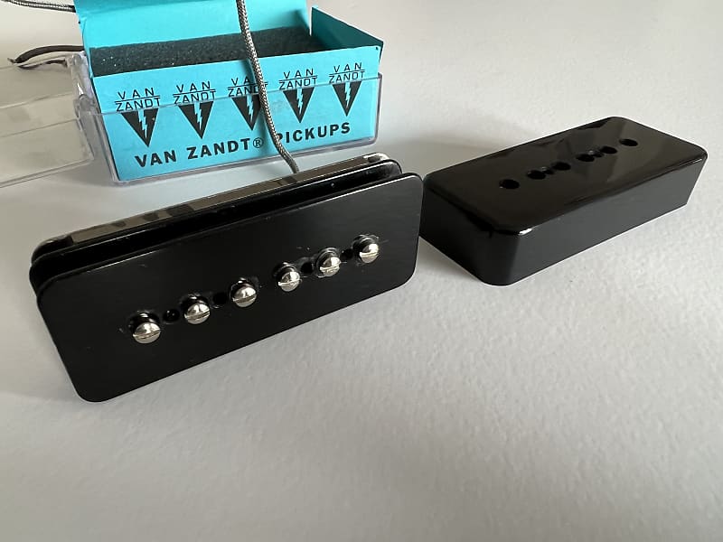 Van Zandt P-90 Pickup Set (Soap Bar Style Pickup) with Black Cover