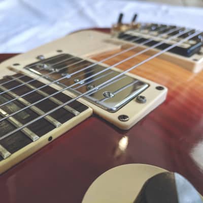 1976 Electra Les Paul MPC X330 Guitar- Cherry Burst- Pro Setup image 4