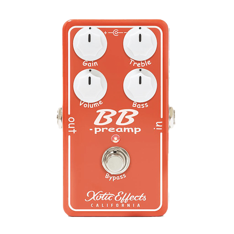 XOTIC BB Preamp Guitar Pedal Boost Active EQ FREE Ernie Ball