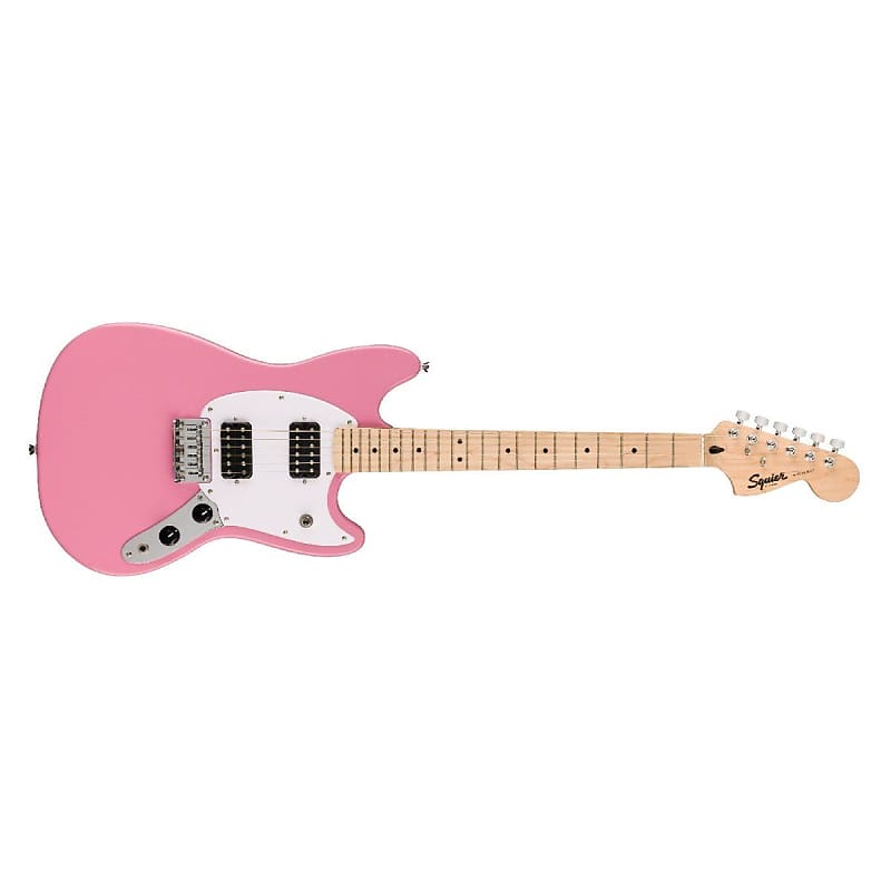 SQUIER - Sonic Mustang HH MN Flash Pink 0373702555 image 1