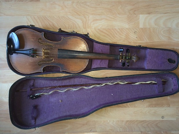 Unbranded Made in Germany Violin with Bow and case image 1