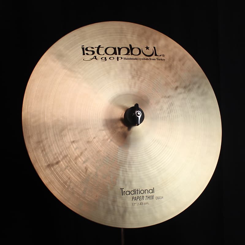 Istanbul Agop 17" Traditional Paper Thin Crash - 1084g (video demo) image 1