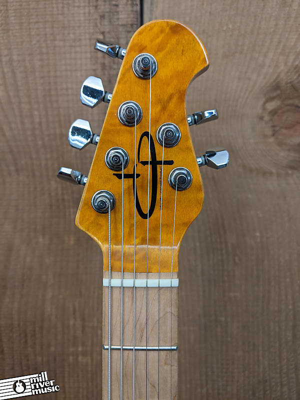 OLP MM1 Axis Ernie Ball Electric Guitar Amber Quilt Top | Reverb OLP MM1 Axis Ernie Ball Electric Guitar Amber Quilt Top | Reverb