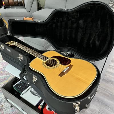 Sigma by Martin DR-41 Vintage Natural Acoustic Guitar New Strings & Setup w/ Hard Shell Case image 15