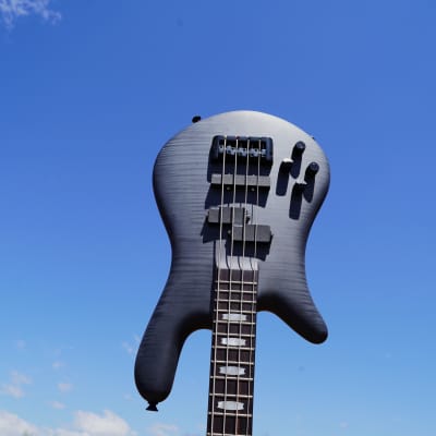 Spector Euro-4LX  Black Stain Matte Left Handed 4-String Electric Bass Guitar w/ Gig Bag (2022) image 12