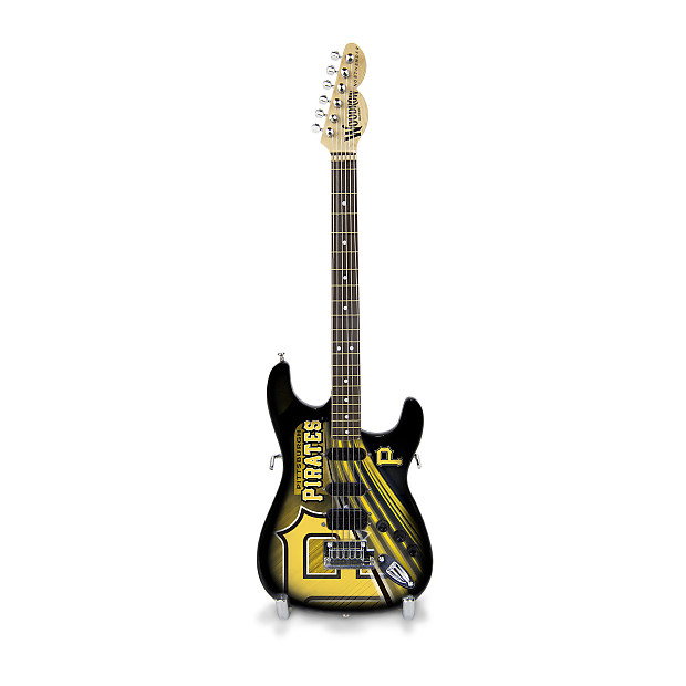 Woodrow Pittsburgh Pirates 10“ Collectible Mini Guitar image 1